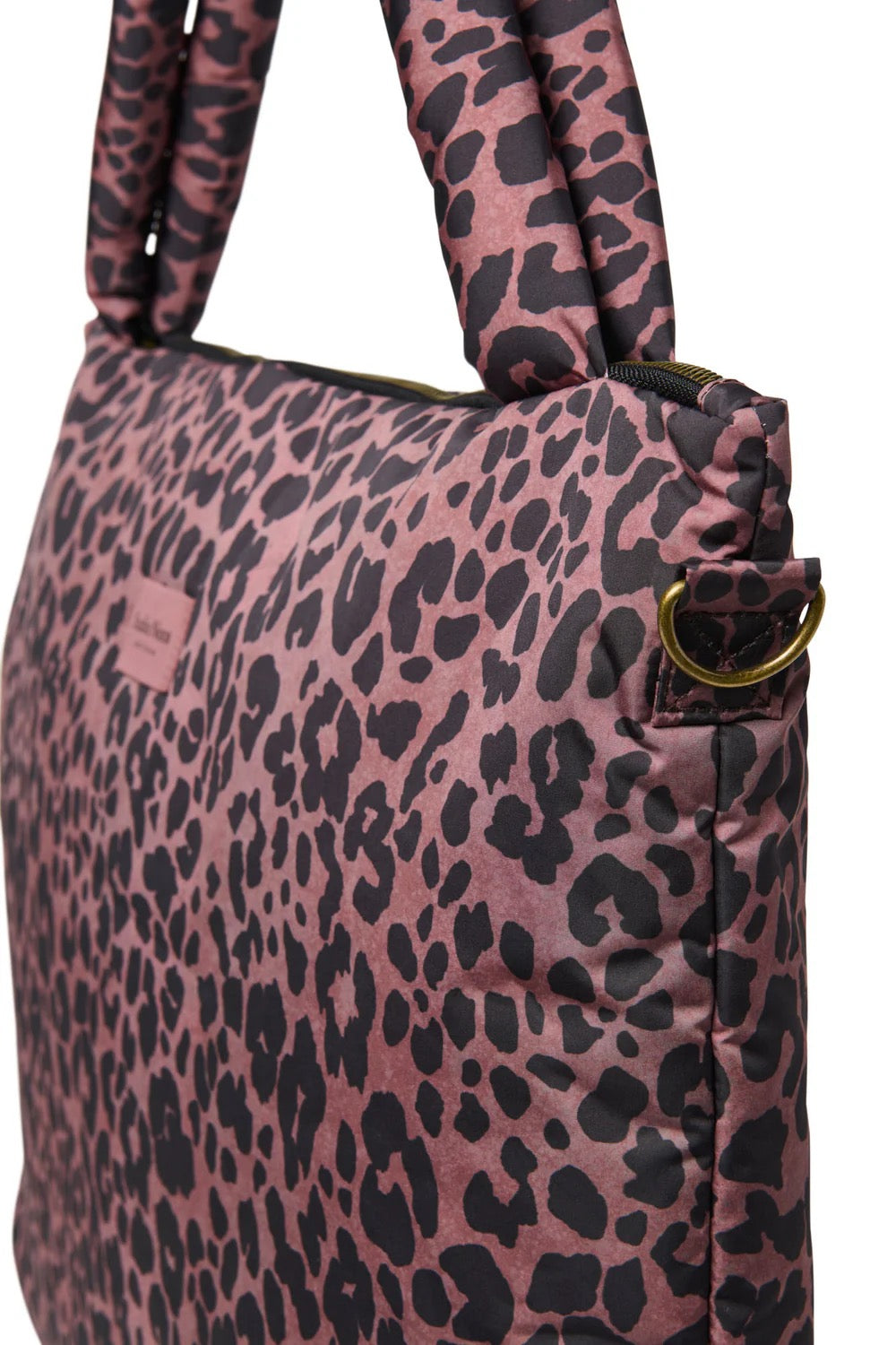 Studio Noos - Red Leopard Puffy-Wickeltasche