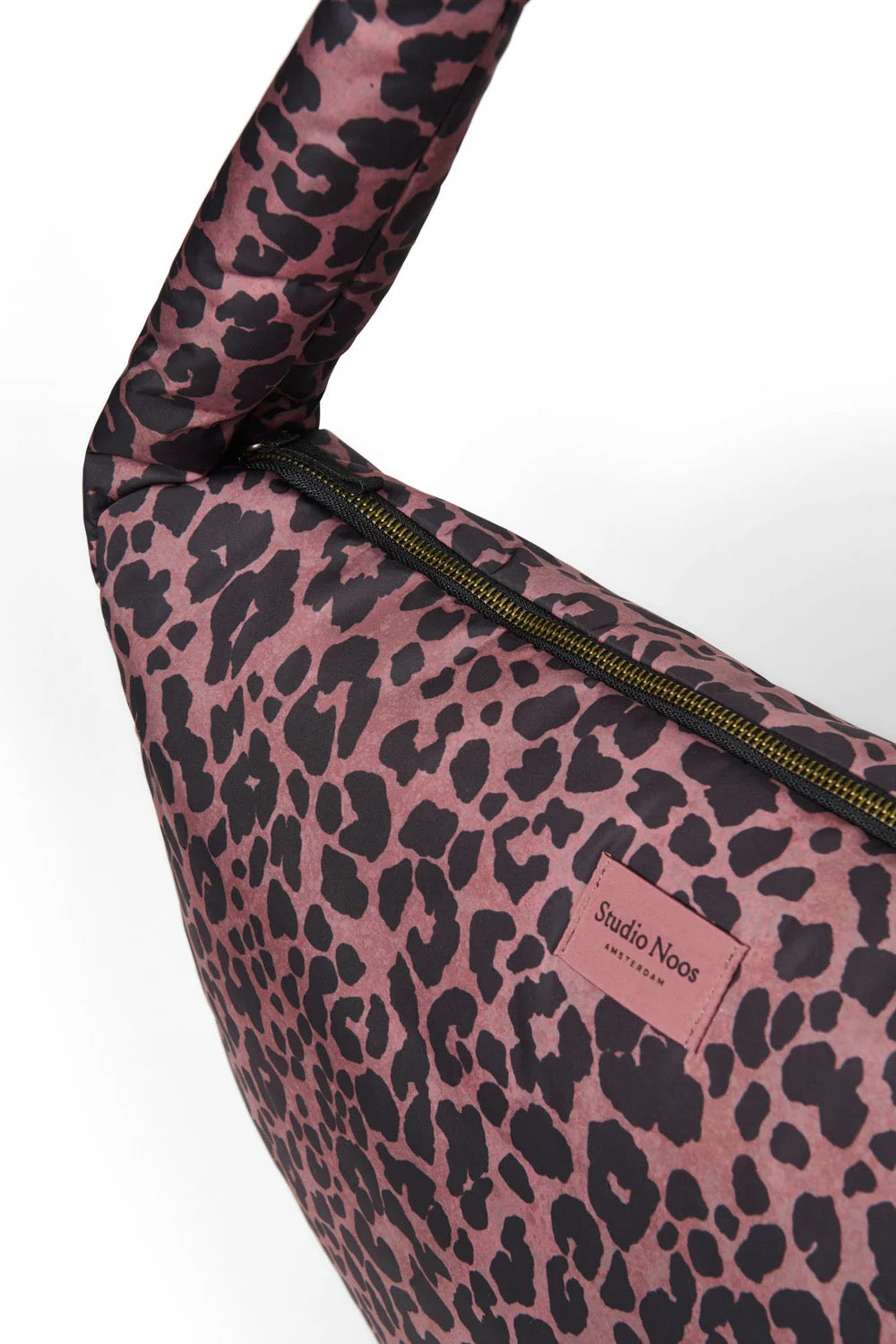Studio Noos - Red Leopard Puffy-Umhängetasche