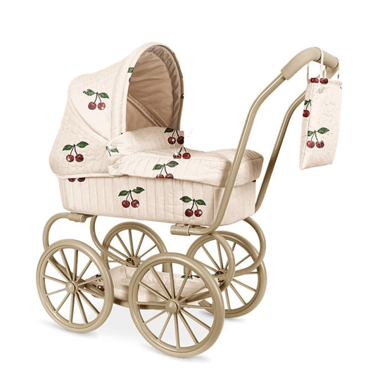 Konges Sløjd Minnie Tulle Doll Pram Mon Cheri Sequin / Puppenwagen NEW