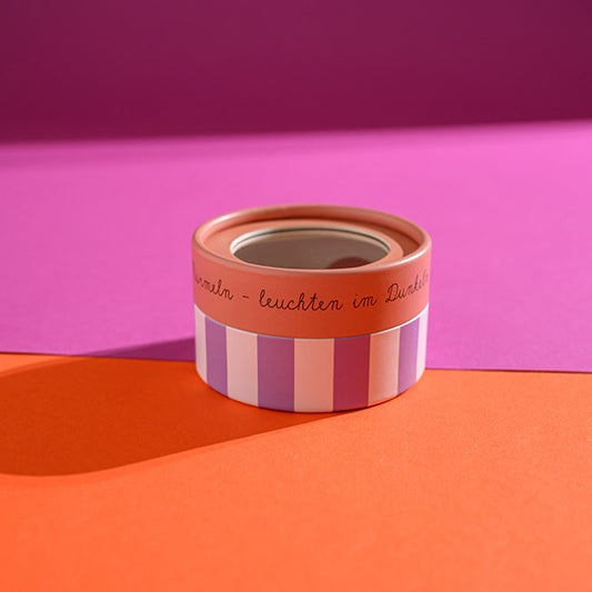 Ava & Yves - Magische Murmeln, rosa – Glow in the Dark, 12 Stück in Geschenkverpackung