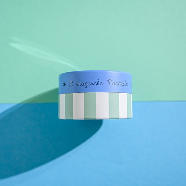 Ava & Yves - Magische Murmeln, blau – Glow in the Dark, 12 Stück in Geschenkverpackung (Kopie)
