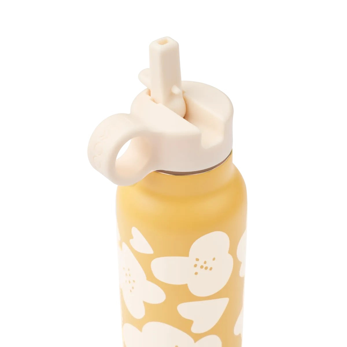 NEW // Liewood Falk Wasserflasche  350 ML FLOWER / LEMON YELLOW