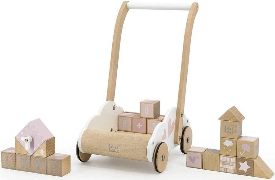 Label Label Lauflernwagen Rose