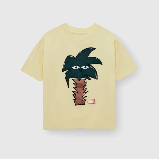 Checker Tobi T-Shirt gelb/ Palme