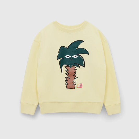 Checker Tobi Sweatshirt gelb / Palme