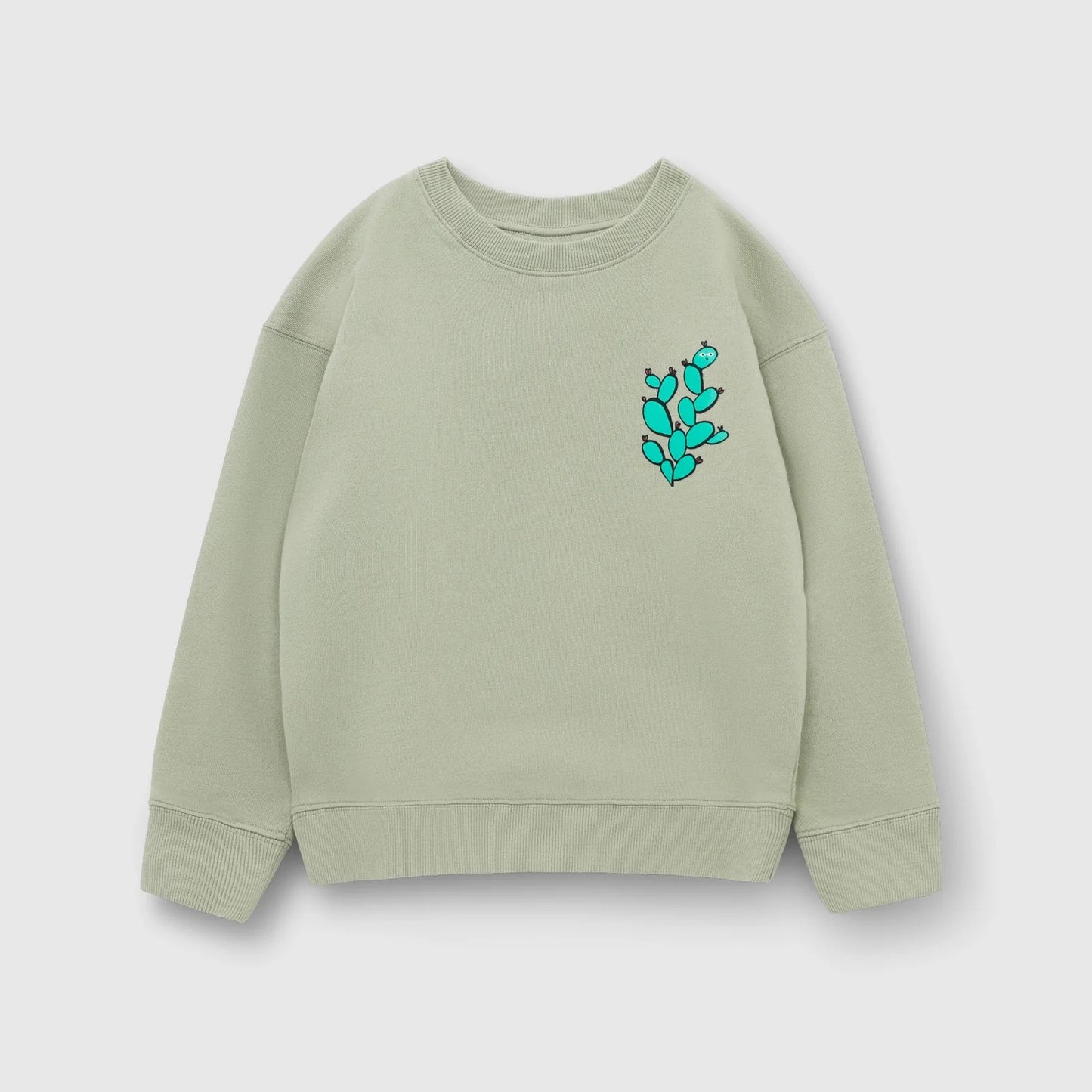 Checker Tobi Sweatshirt grün / Schlange