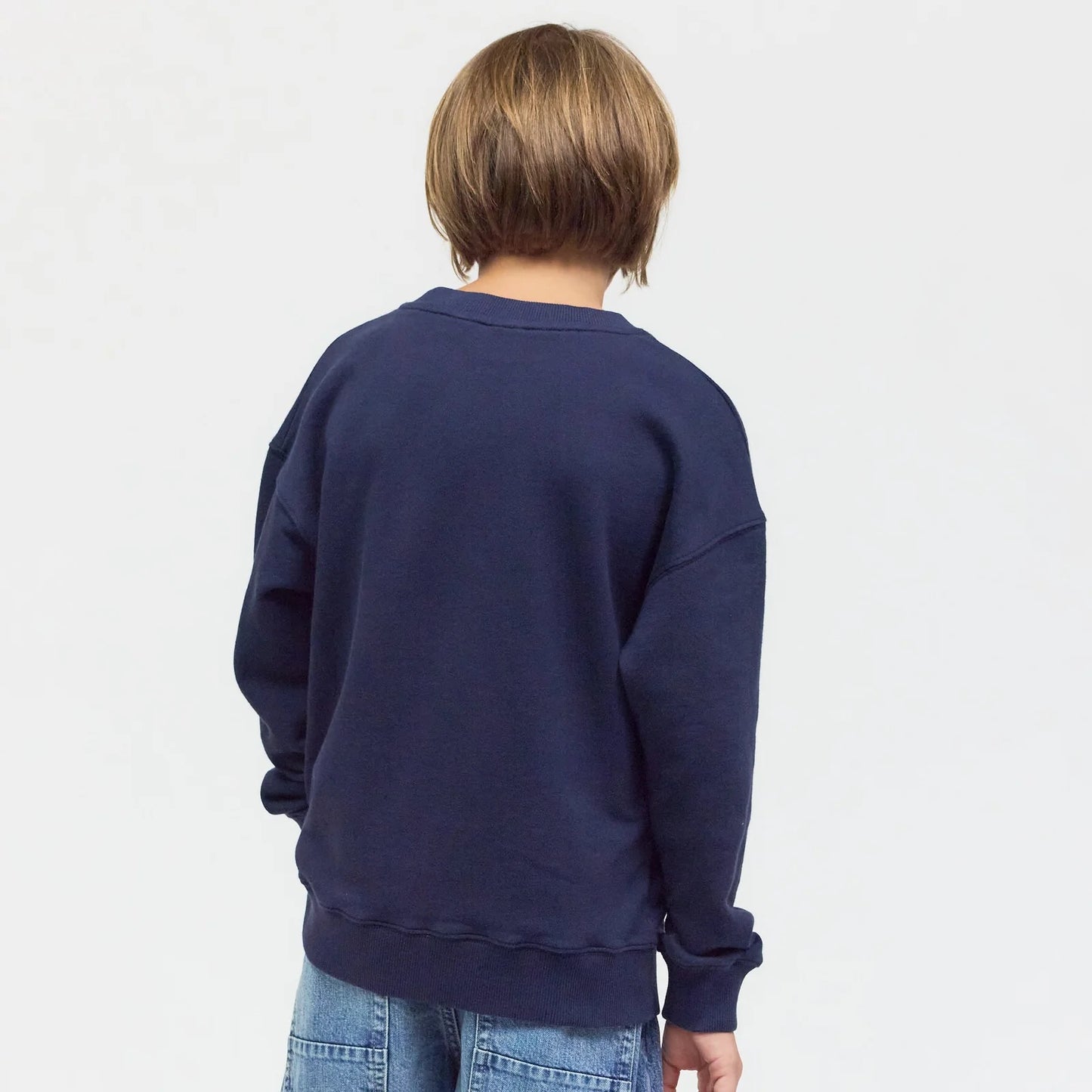 Checker Tobi Sweatshirt blau / Blume