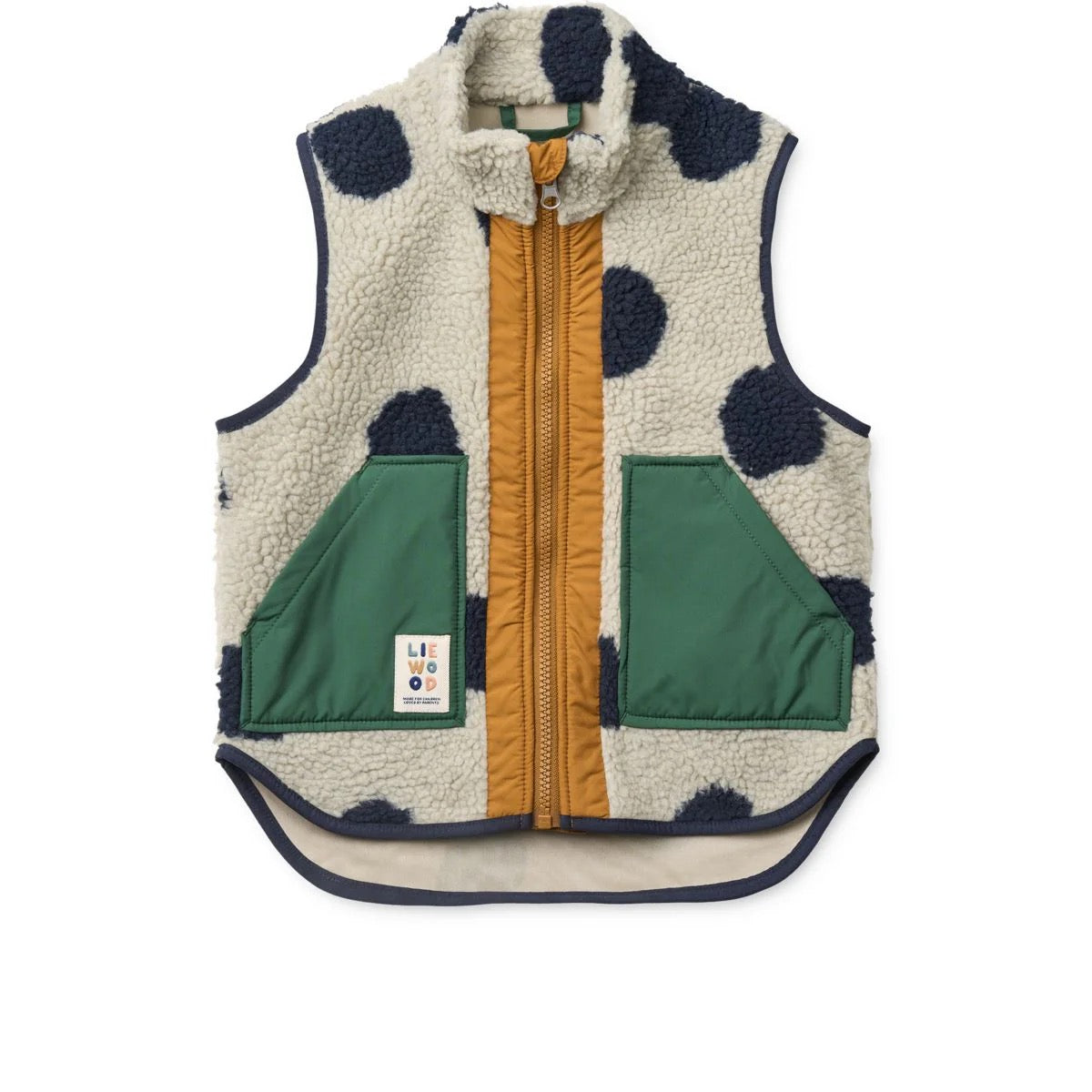 Liewood - Niam Fleeceweste Spot Dots/ Mist