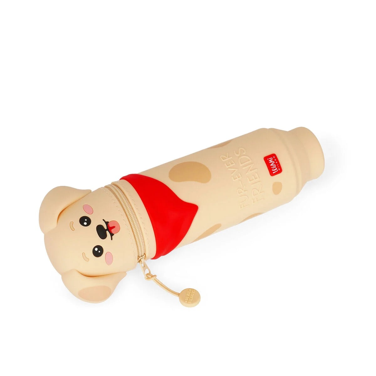 Legami - 2-in-1-Federmäppchen aus weichem Silikon - Kawaii - Golden