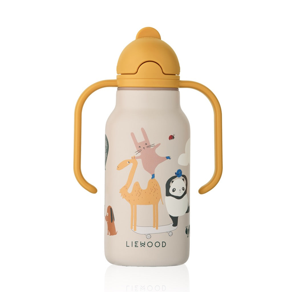 Liewood - Kimmie bedruckte Flasche / 250 ML / Around the world
