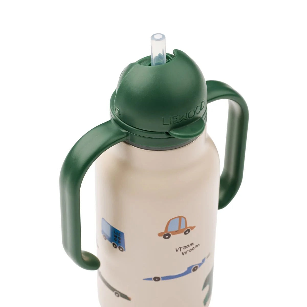 Liewood - Kimmie bedruckte Flasche / 250 ML / KIMMIE STEEL WATER BOTTLE 250 ML CARS / SANDY