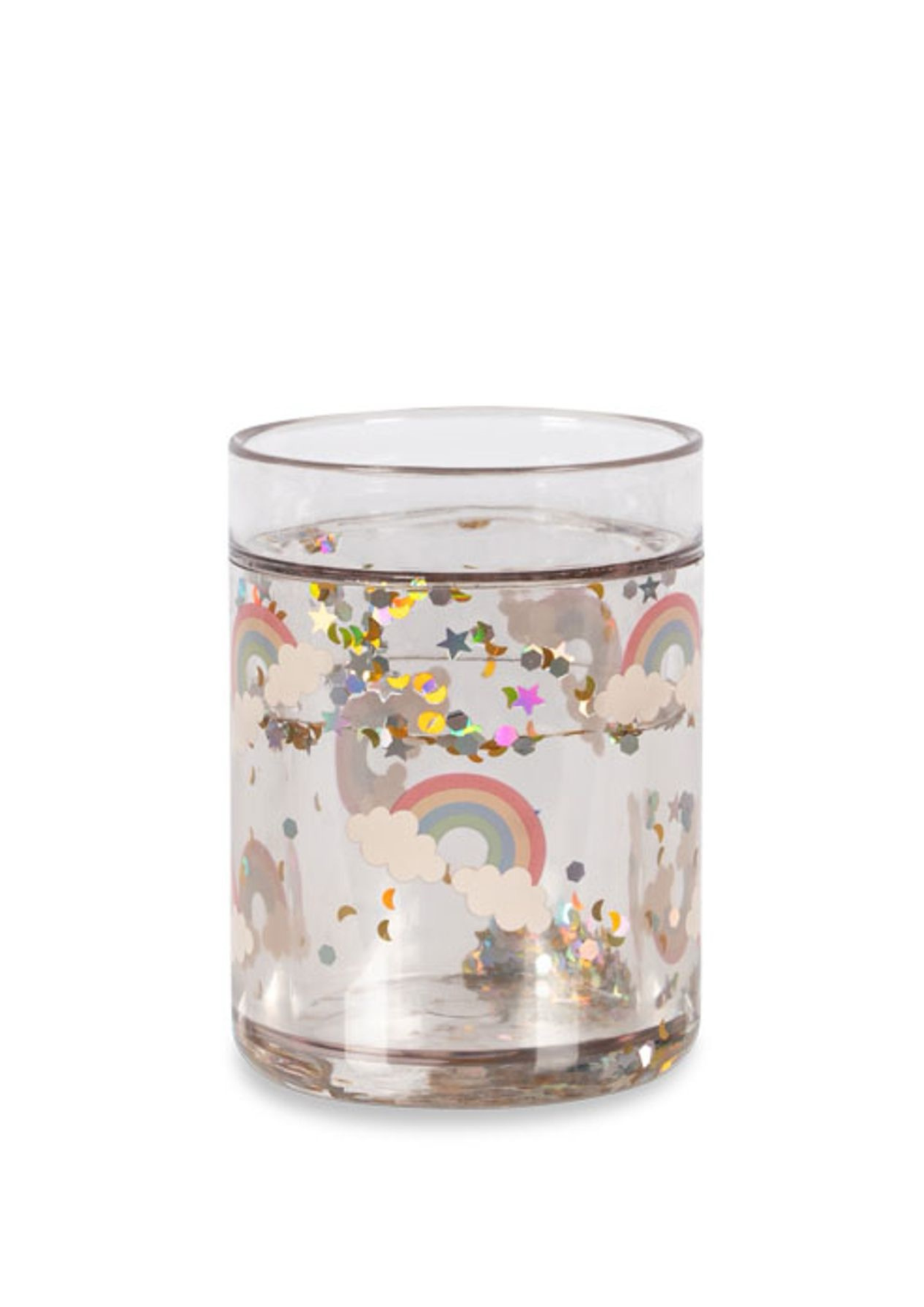 Konges slojd Glitzerbecher - Regenbogen