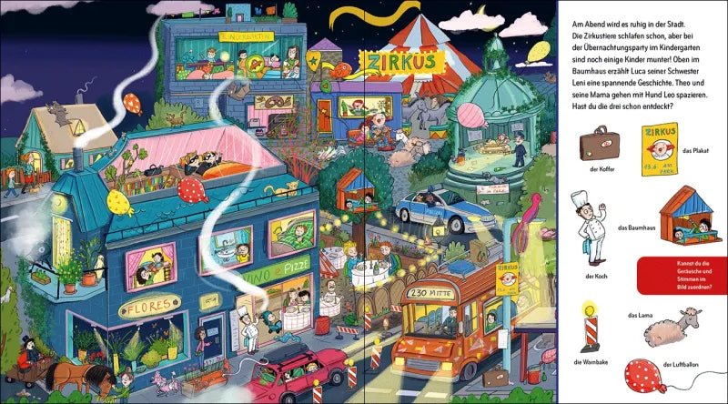 Loewe - Suche und finde! Sound-Wimmelbuch - Gute Nacht
