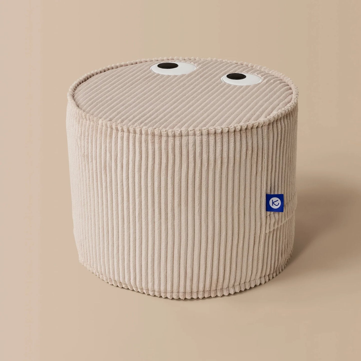 Kooja - Pouf „Mike“ -  Almond Milk