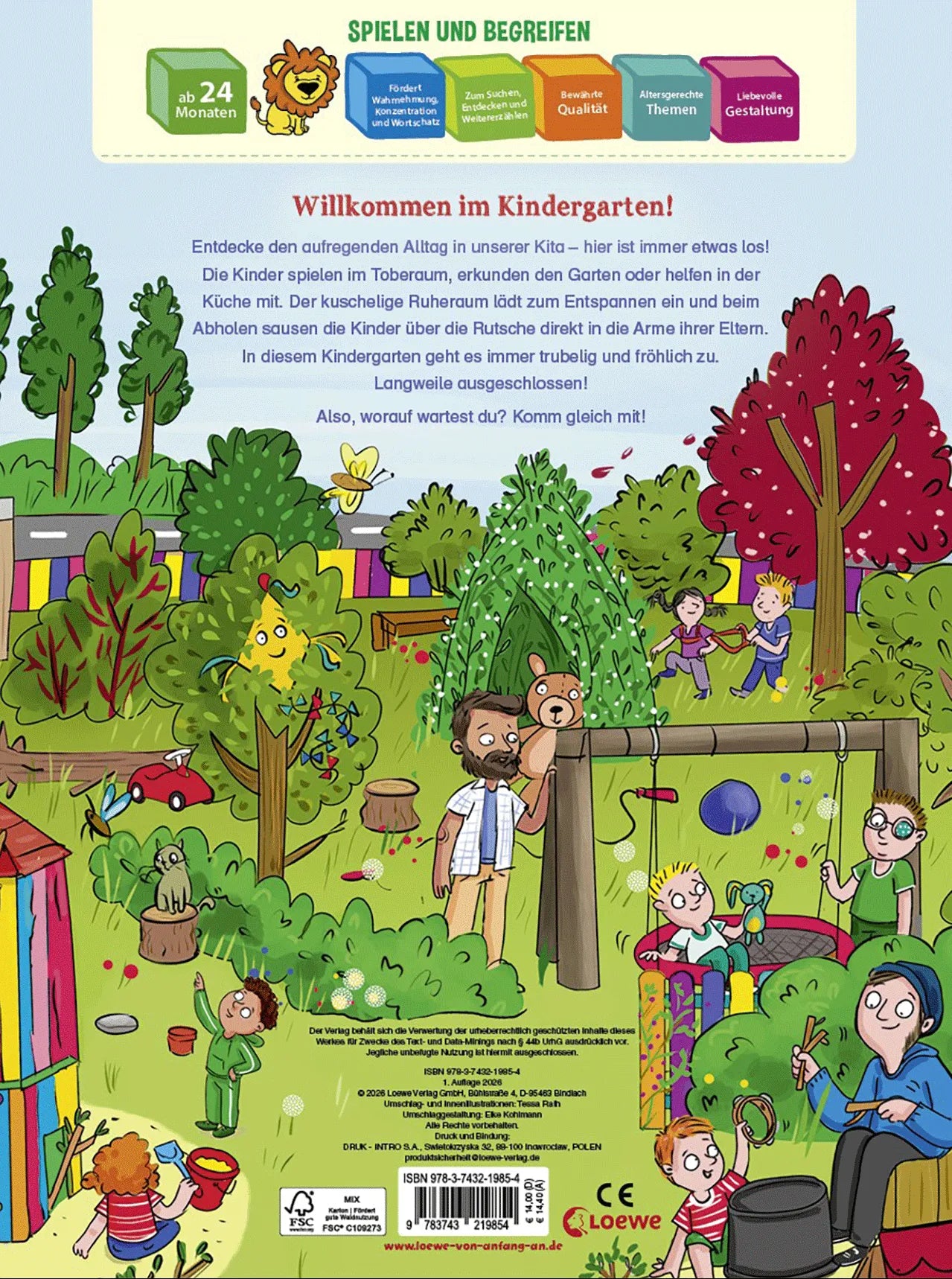 Loewe - Mein schönstes Kindergarten Wimmelbuch