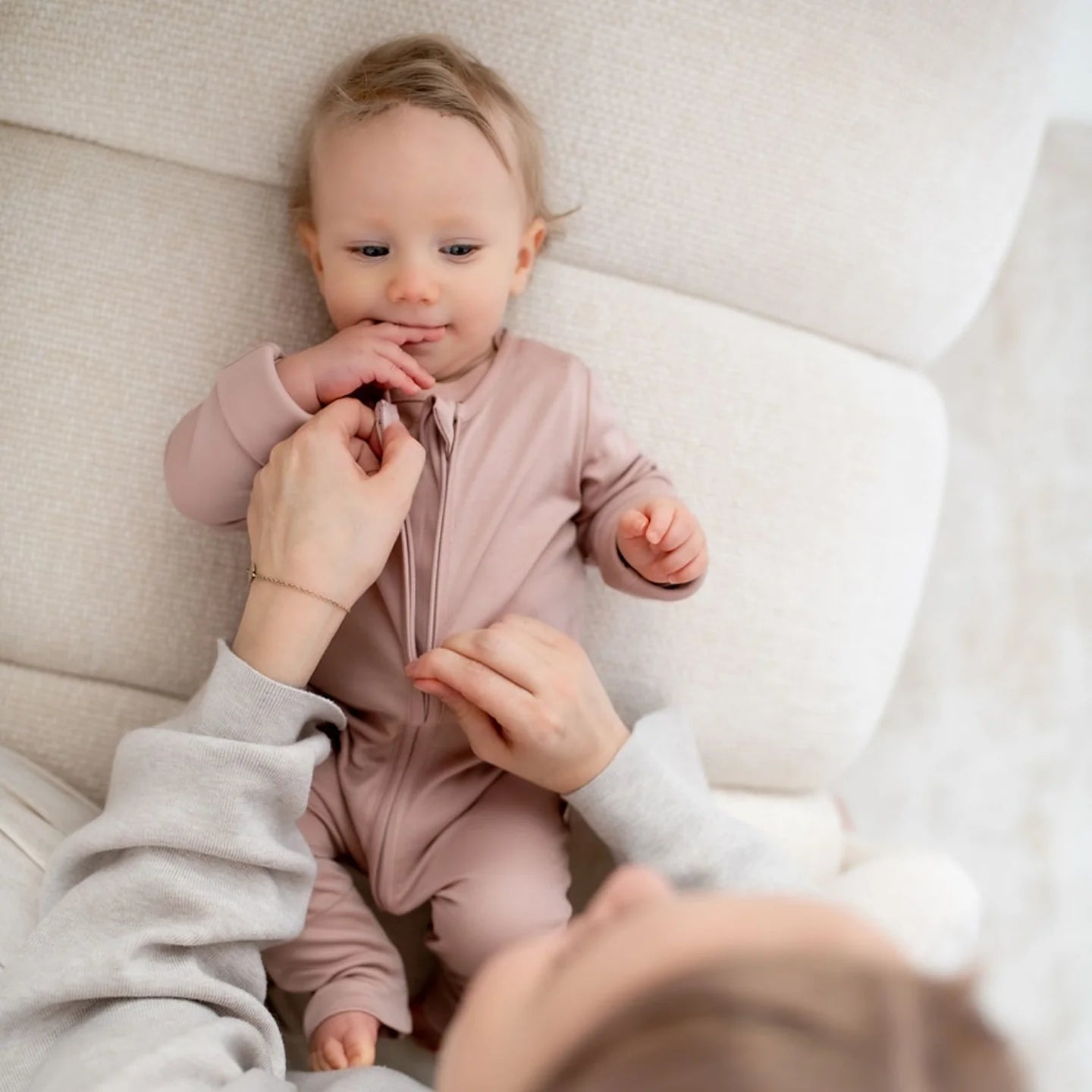 Eve & Olive Baby Schlafanzug - Sweet Rose