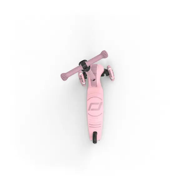 Scoot & Ride - Highwaykick 3s  LED / Kidnerroller mit LED-Beleuchtung Rosé