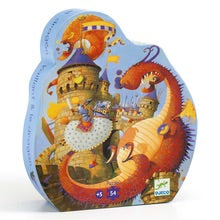 Djeco Puzzle Der Ritter und der Drache, 54 Teile
