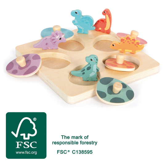 Small foot - Setzpuzzle und Memo Dino