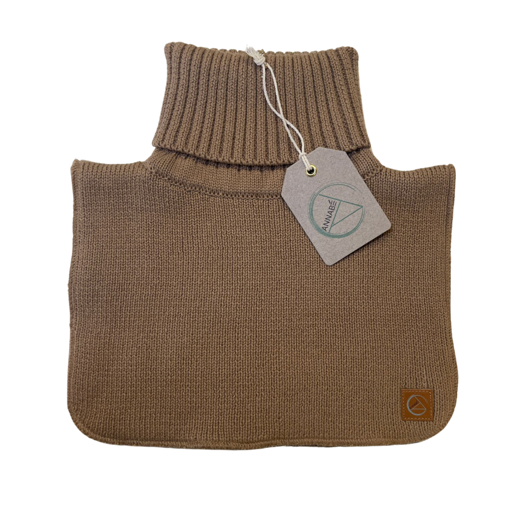 Annabé Halswärmer (100% Baumwolle,mit Fleece), Beige