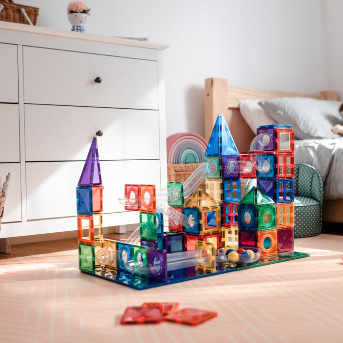 CONNETIX | Rainbow - Magnetische Kugelbahn, 92 Teile