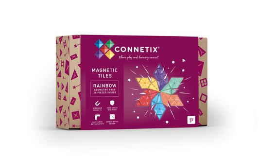 CONNETIX | Rainbow Geometry, 30 Teile