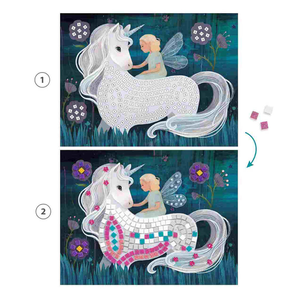 Djeco Mosaik Bilder, 4 Stück