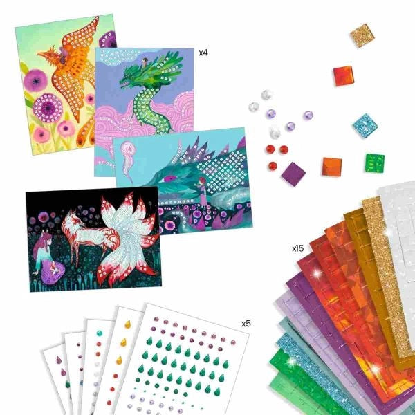 Djeco Mosaik Bilder, 4 Stück