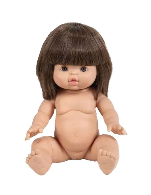 Minikane Puppe "Chloe" 34 cm mit braunen Haaren