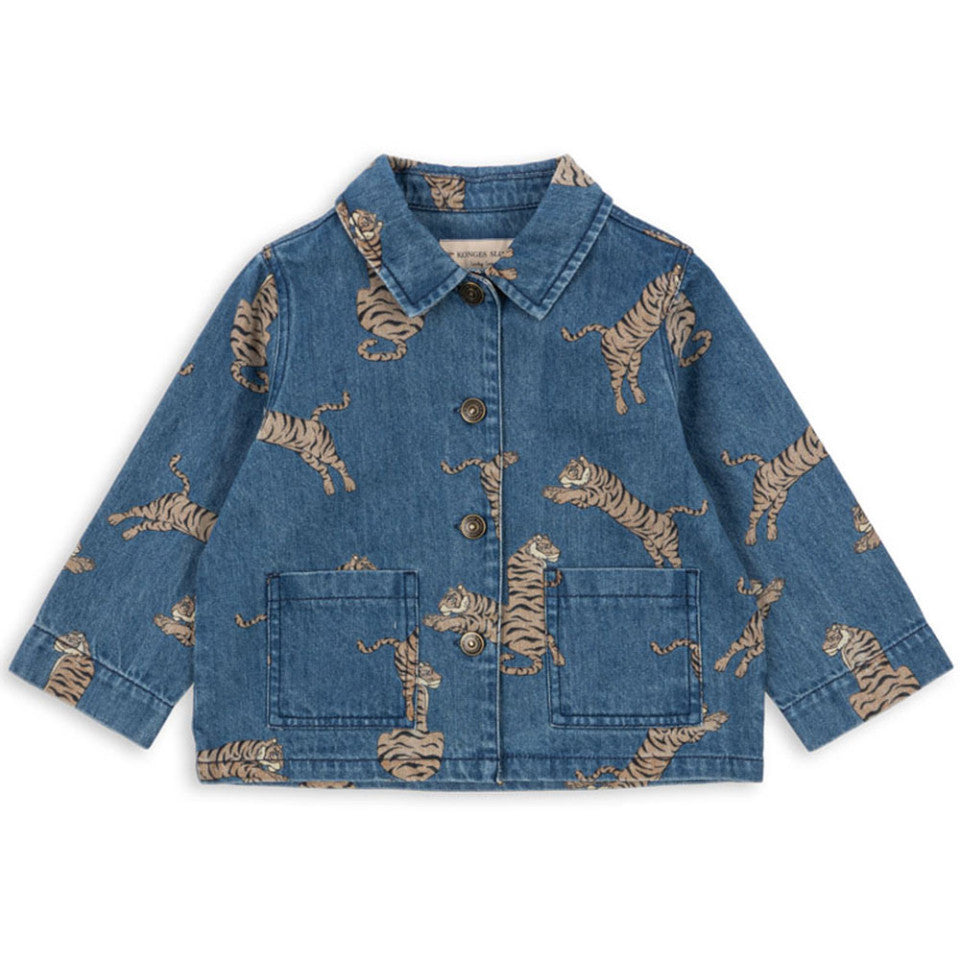 Konges Sløjd Jeansbluse - Magot Overshirt - Tiger
