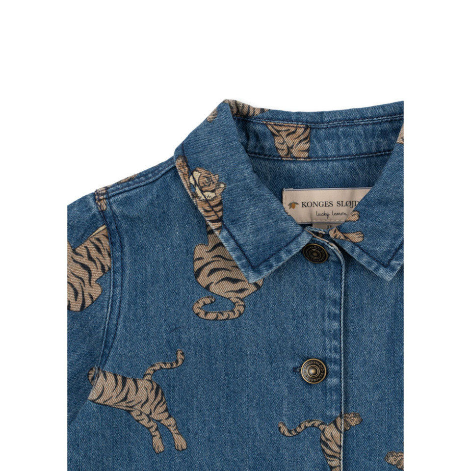 Konges Sløjd Jeansbluse - Magot Overshirt - Tiger
