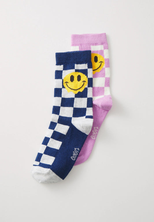 Ewers Tennissocken Smiley blau