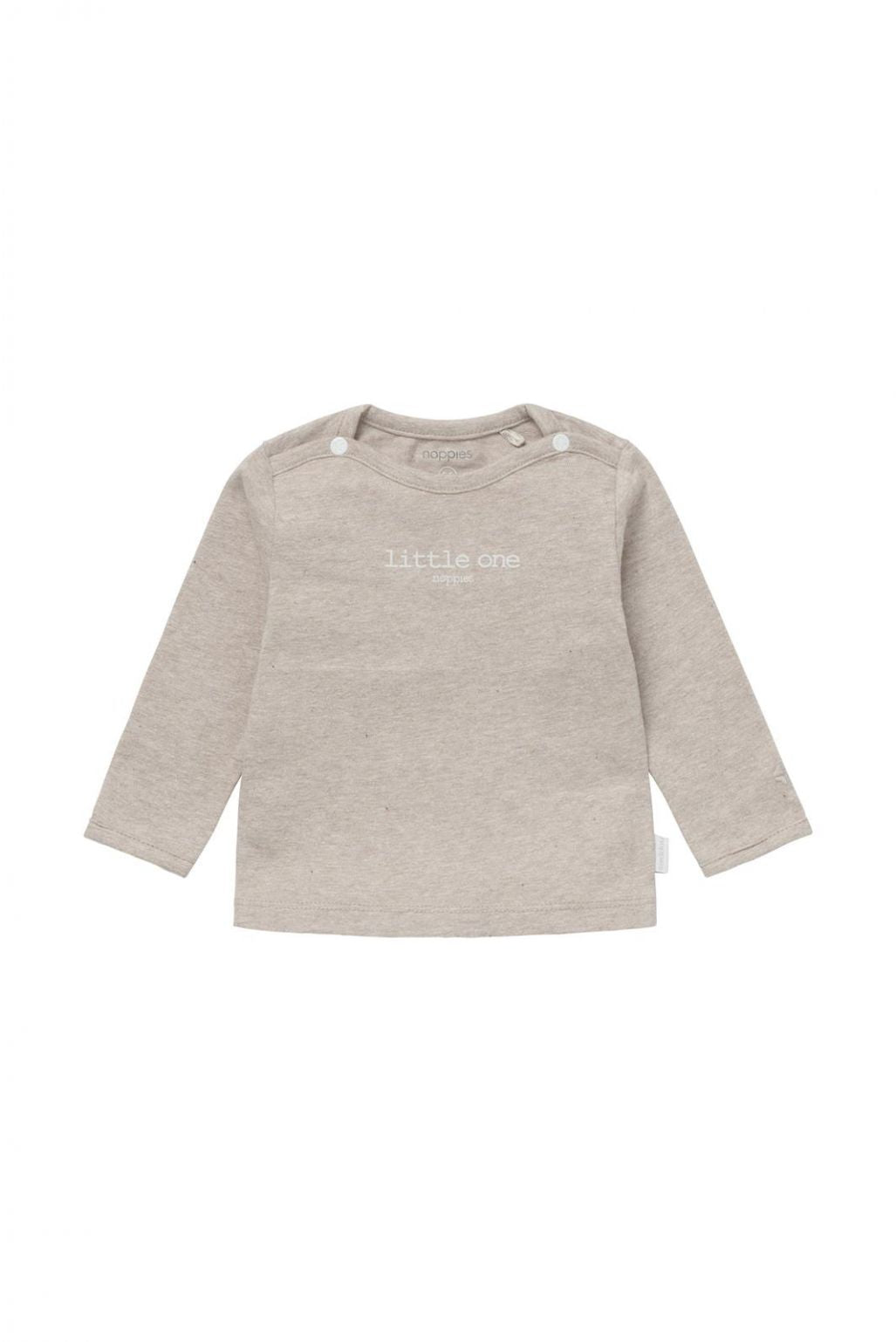 Noppies Langarmshirt Hester - Taupe Melange