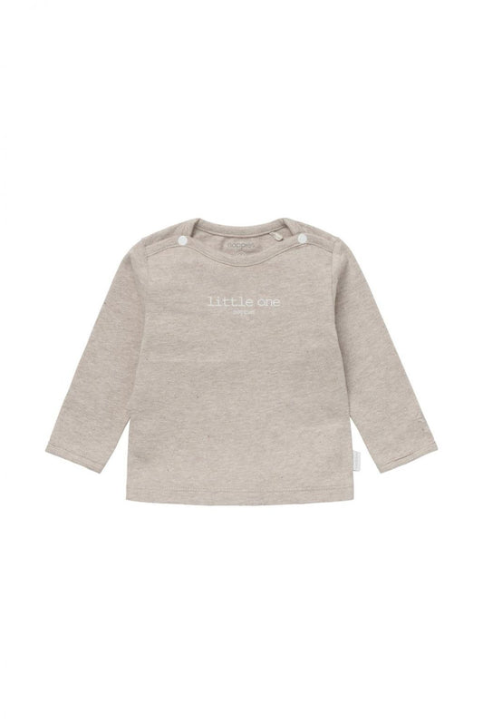 Noppies Langarmshirt Hester - Taupe Melange