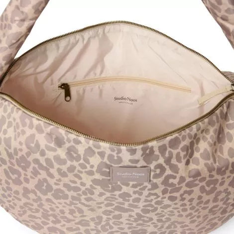 Studio Noos Beige Leopard Cross Body Bag