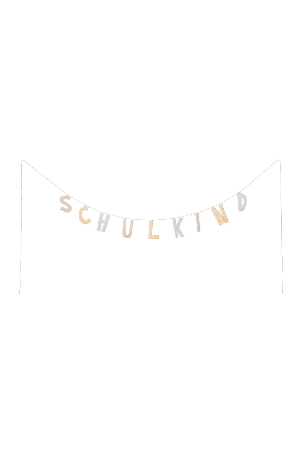 Leevje - Musselingirlande Schulkind, blau