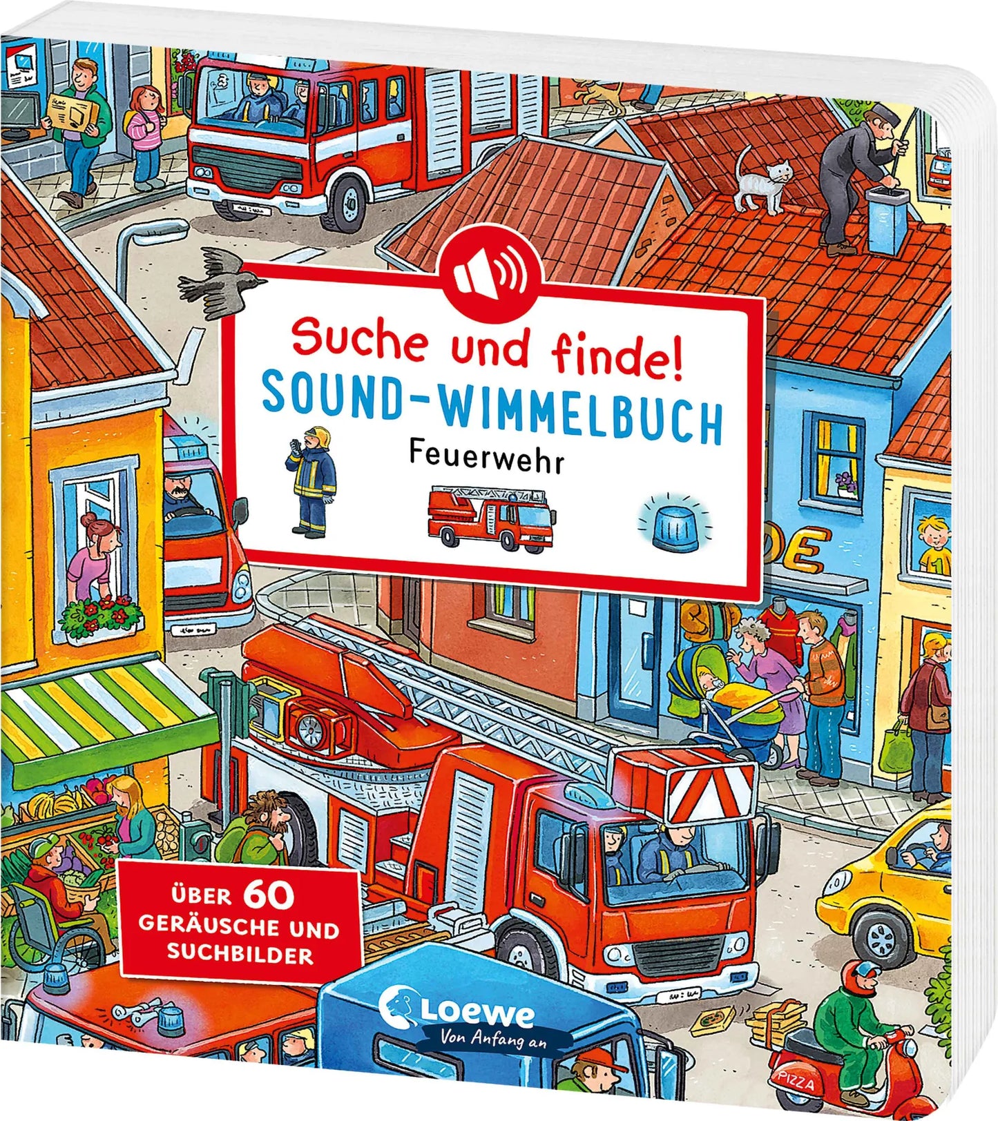 Loewe - Suche und finde! Sound-Wimmelbuch - Feuerwehr