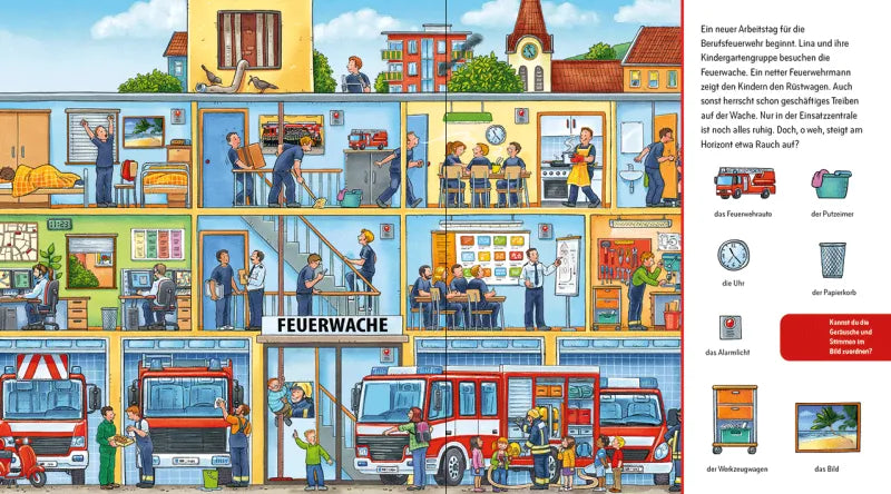 Loewe - Suche und finde! Sound-Wimmelbuch - Feuerwehr