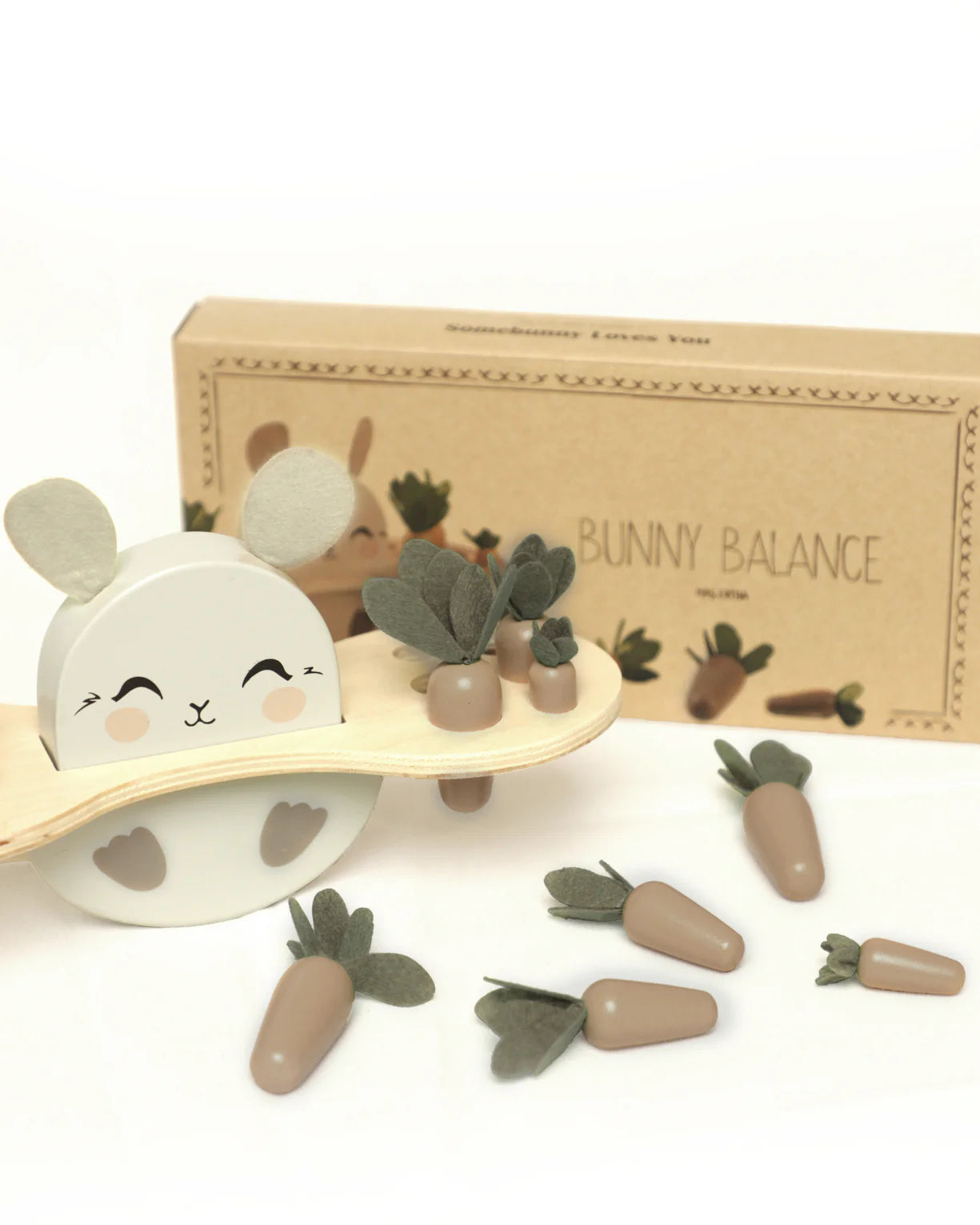 Mrs.Ertha Holzpuzzle „Hasenbalance“ – Holzpuzzle