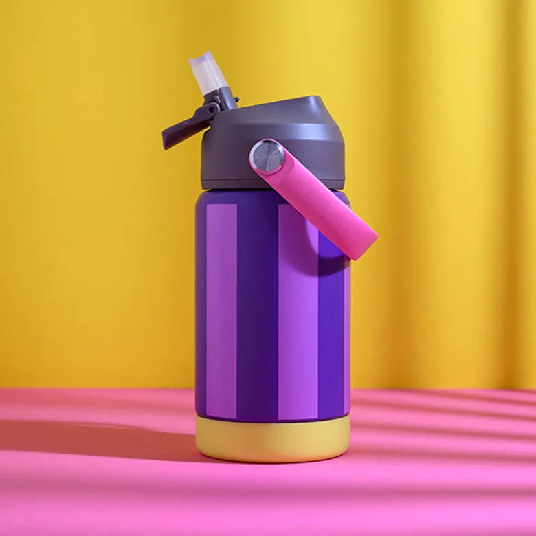 Ava & Yves - Trinkflasche Stripes, Rosé,350ml