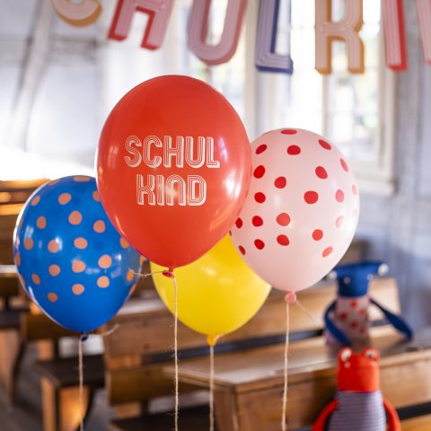 Ava & Yves - Luftballons Schulkind aus 100% Naturkautschuk
