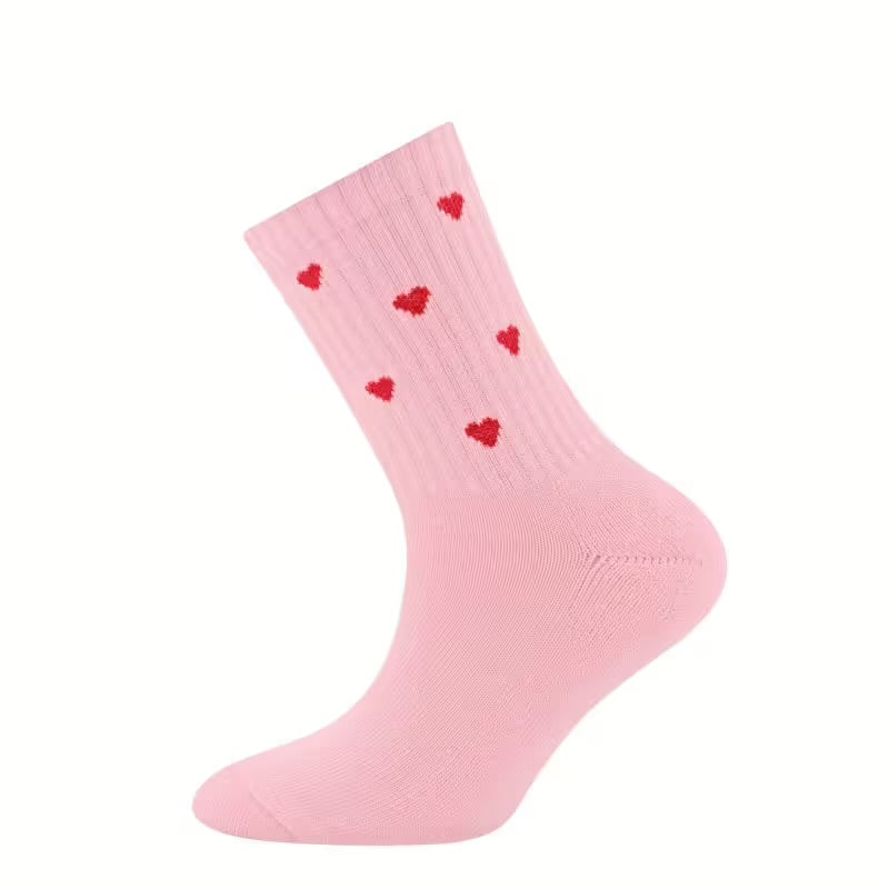 Ewers Tennissocken "3er Pack Herzen/Rippe"