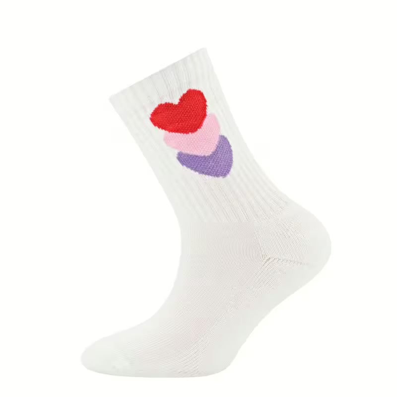 Ewers Tennissocken "3er Pack Herzen/Rippe"