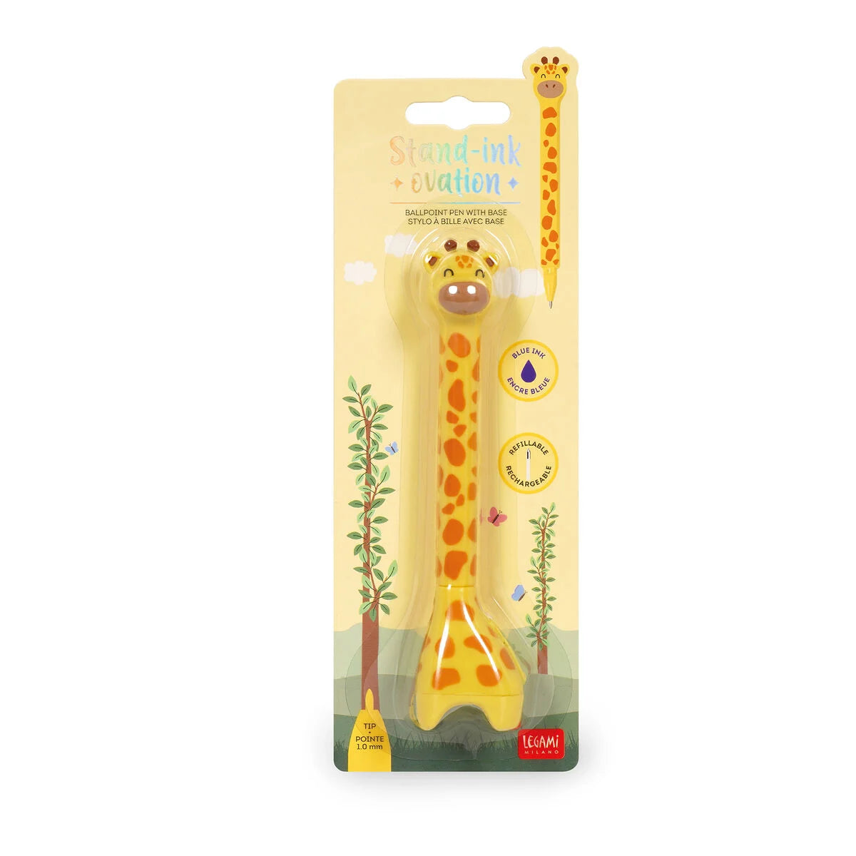 Legami - Kugelschreiber mit Standfuß - Stand-Ink Ovation - Giraffe