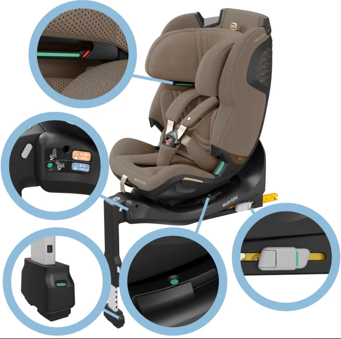 Maxi Cosi - Emerald 360 Pro (ab der Geburt bis zum 12 Lebensjahr)