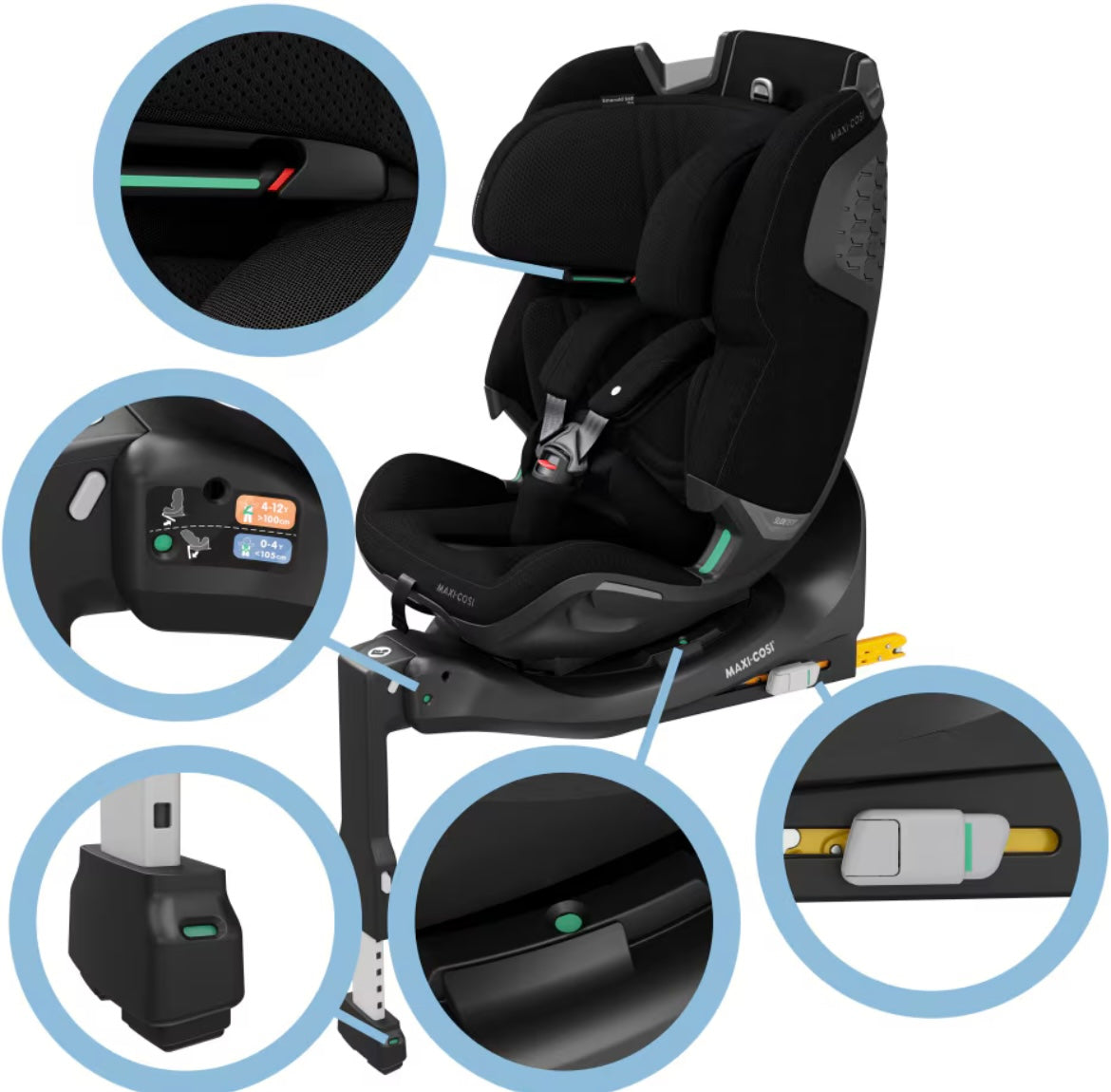 Maxi Cosi - Emerald 360 Pro (ab der Geburt bis zum 12 Lebensjahr)