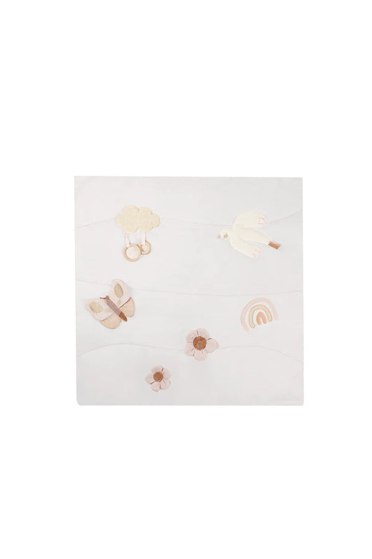 Leevje ACTIVITY DECKE 'BUTTERFLY' IN LIGHT PINK