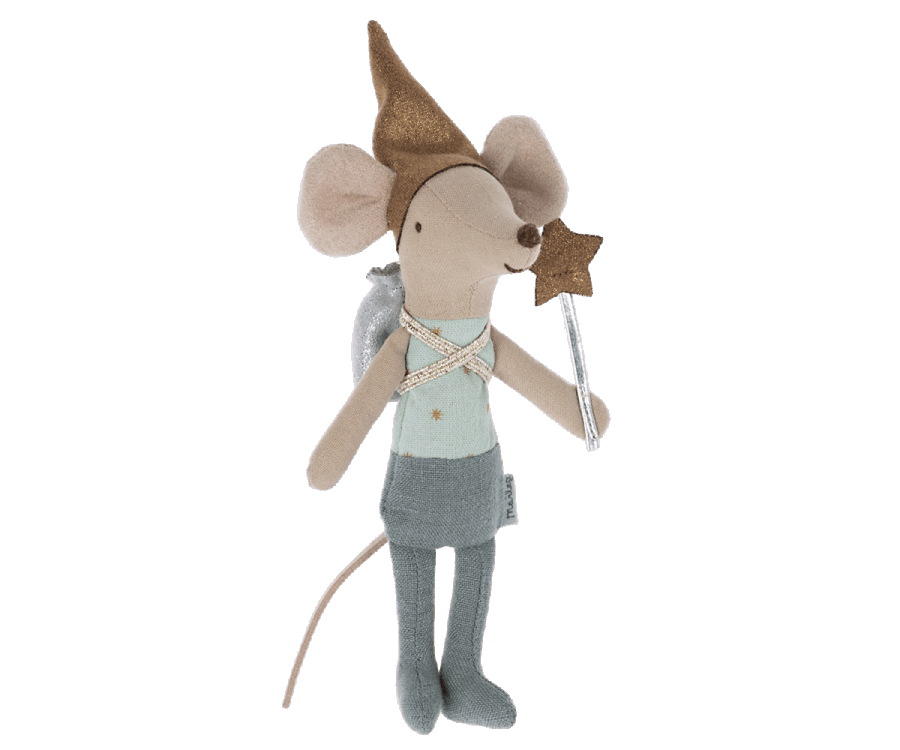 Maileg - Zahnfee-Maus in Streichholzschachtel - Blau