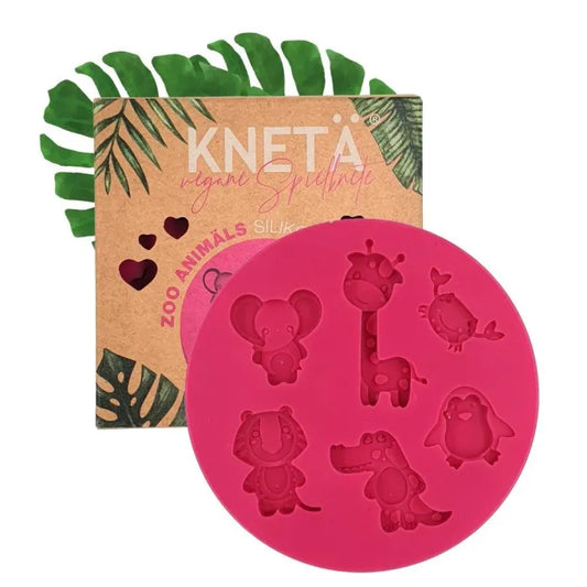 Knetä - Silikonförmchen Zoo Animals
